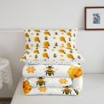 thumbnail image 5 of Erosebridal Kawaii Bug Bee Twin Comforter Sets,Cartoon Floral Bedding Set,White Black,Polkadot Reversible,2pcs,1 Comforter and 1 Pillowcase, 5 of 7