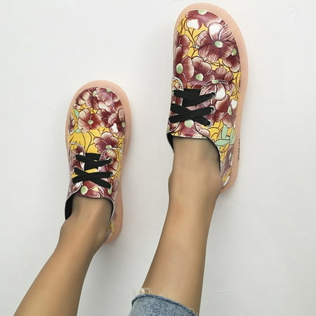 

Fisherman Shoes Spring And Summer Women Casual Shoes Flat Large Size Comfortable Flower Loafers Note Please Buy One Or Two Sizes Larger