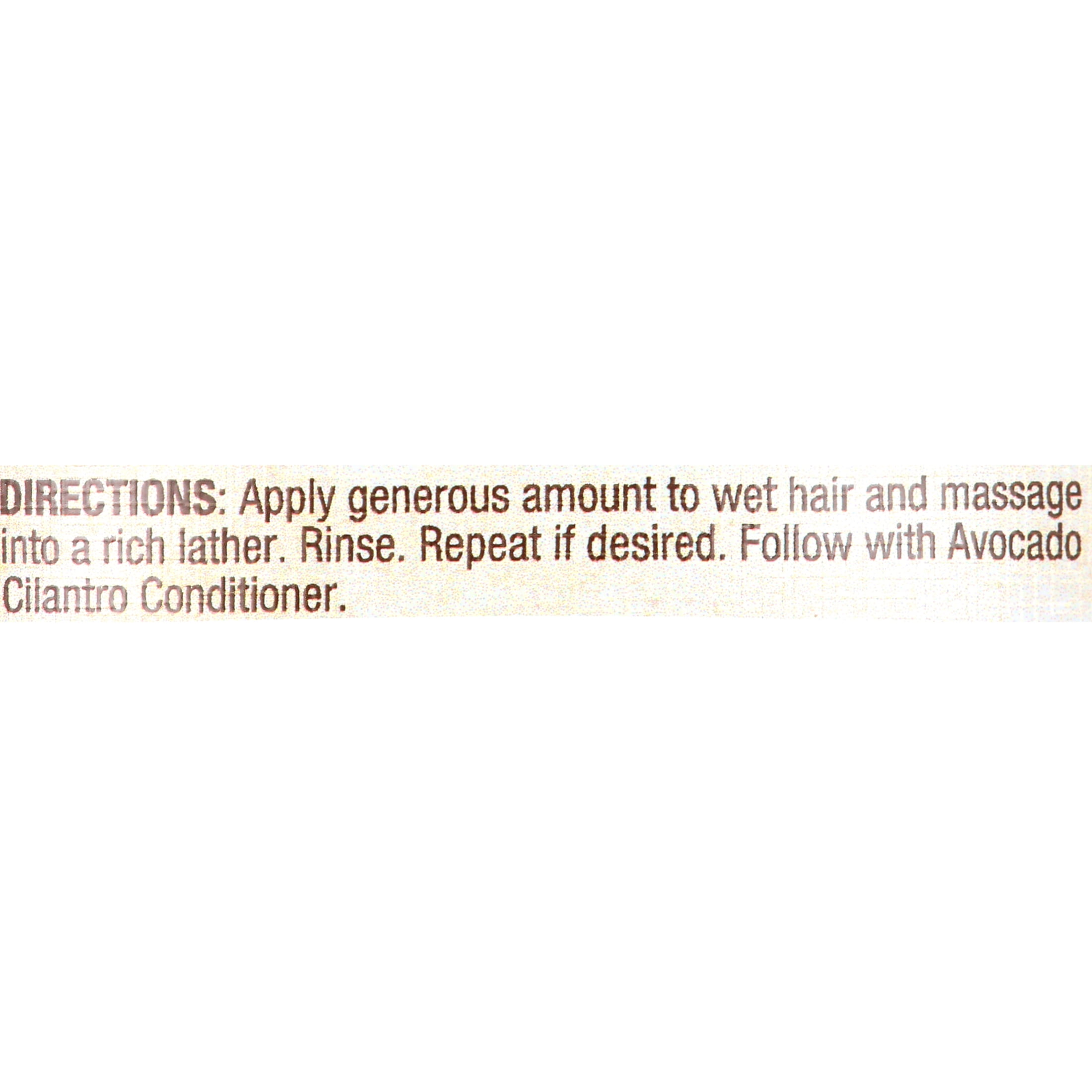 (2 pack) FANTASIA Avocado & Cilantro Shampoo 355ml/12oz