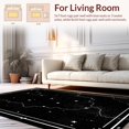 thumbnail image 2 of ODIKA 3'x5' Machine Washable Non-Slip Area Rug, Celestial Constellation Dreamy Stargazer Ethereal Night Sky High Traffic Rug with Pad, Black, 495661, 2 of 8