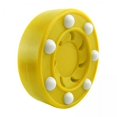 thumbnail image 1 of Almencla 4xDurable Roller Hockey Puck Pucks Training High Performance Slider Yellow, 1 of 8