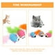 thumbnail image 4 of KAKOWELY 3 juguetes interactivos para gatos con forma de ratón, divertidos y flexibles., 4 of 4