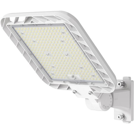 

200W LED Parking Lot Light 30000LM LED Lights Outdoor with Adjustable Arm Mount 5000K IP65 150LM/W Dusk to Dawn Outdoor Lighting for Roadway Barn