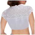 thumbnail image 4 of Tank Tops for Women,Elegant Underwire Lace Vest Blouse for Women Dirndl Style Festive Top,Camisole Tops for Women,White,L, 4 of 9