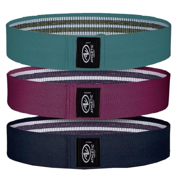 Bandas de Resistencia Athletic Works de Tela 3 Diferentes Tensiones