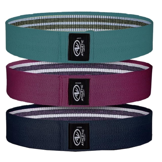 Bandas de Resistencia Athletic Works de Tela 3 Diferentes Tensiones
