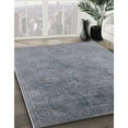 thumbnail image 3 of Ahgly Company Machine Washable Indoor Square Industrial Modern Dark Goldray Area Rugs, 5' Square, 3 of 7
