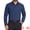 Navy Blue, variant on DARING DIVA Men's Solid Color Button Down Long Sleeves Stretch Shirts S Light Blue
