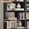 thumbnail image 2 of Homfa 82" Tall Bookcases, Freestanding Display Storage Shelves, 7-Tier Open Bookshelf for Home Office Living Room Bedroom, Black, 2 of 10