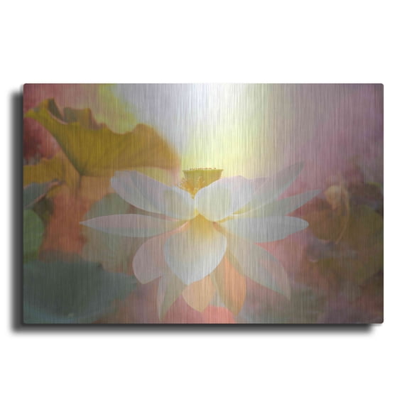 Luxe Metal Art 'Arise' by Bahman Farzad, Metal Wall Art, 16"x12"