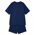 thumbnail image 3 of MAIHAN Women Summer Outfits Summer Outfits for Women 2026 Shirt Tops Shorts Clothes Sets Leggings Sets Women 2 Piece Outfits for Casual and Summer Wear, 3 of 4