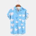 thumbnail image 4 of Camisetas de Lino para Hombres Vintage Bowling Manga Corta Cuello Cubano, Retro Playa Y Verano Hombre Manga Corta Botón Abajo Camisetas, 4 of 7