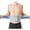 Grey, variant on Solid Suspender Belt Shaping Button Sports Belt Fitness Belt So Sweaty Waist Trainer