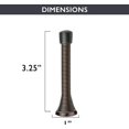 thumbnail image 2 of Spring Door Stops - 10 Pack 3 ¼ Inch Heavy Duty Door Stop - Traditional Spring Door Stop - Black w/Rubber Bumper, 2 of 5