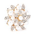 thumbnail image 2 of Broche Diamant, Broche Perle Perle Diamant Broche Cristal Ultra Responsive, 2 of 12