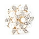 thumbnail image 5 of Broche, Broche Diamante Flor Perla Broche Vintage Broche Diamante Respuesta Rápida, 5 of 14