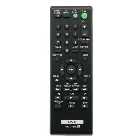 New DVD Player Remote RMT-D197A for Sony DVPSR210 DVPSR210P DVPSR510 DVPSR510H