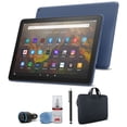 thumbnail image 1 of Fire HD 10 32GB 10.1" Tablet (2021) - Denim Bundle with Zipper Sleeve + USB Car Adapter + Stylus + Screen Cleaner, 1 of 5