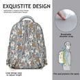 thumbnail image 5 of "Stylish Dog Themed Backpack - Cute Print Water Resistant School Bag, Comfortable College Backpack", 5 of 6