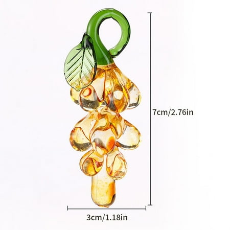 

Crystal Fruit Pendant Crystal Crafts Creative Colorful Wisteria Home Decoration