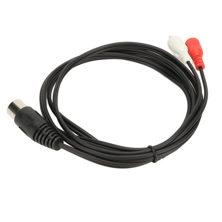 5 Pin Din To 2 Cable, 5 Pin Din Male To 2 Male Cable Flexible PVC ...