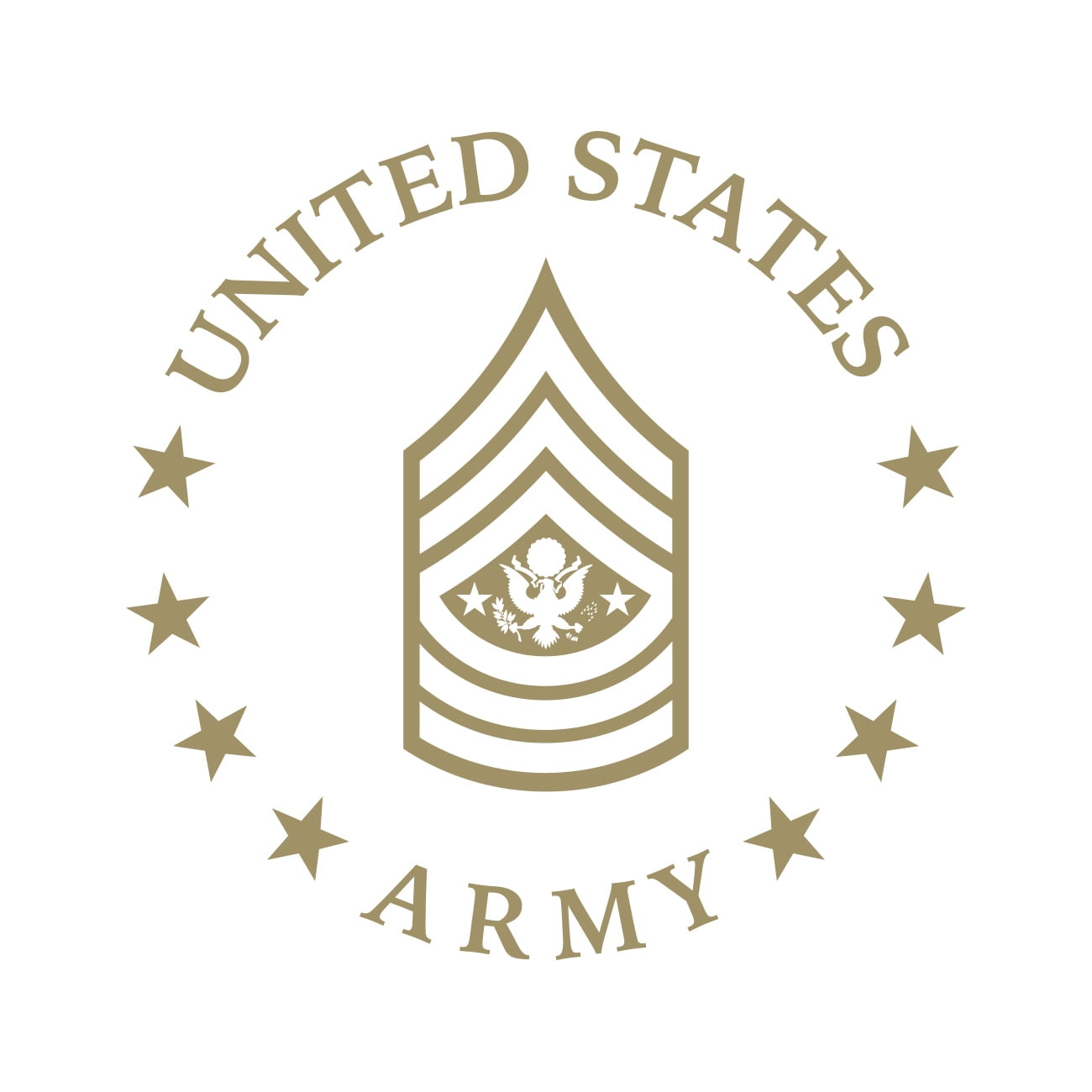 U.S. Army Sergeant E-5 Window Sticker - MILITARY BEST - Foto 9