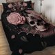 thumbnail image 1 of Rosas y calavera - Juego de edredón personalizado calavera, 1 of 6