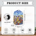 thumbnail image 6 of HELLHERO Elastic Kitchen Blender Dust Covers with Hand Strap Stylish 15.94"H x 9.45"L x 7.28"W, Pansy Garden with Bees, 6 of 6