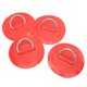 thumbnail image 5 of Juego de 4 almohadillas para aros en D y hebillas de acero inoxidable para una fijación duradera, kit de reparación de botes inflables de grado marino rojo, 5 of 8