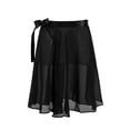 thumbnail image 4 of YiZYiF Kids Girls Chiffon Ballet Dance Mini Wrap Skirt,Sizes 4-12, 4 of 6