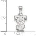 thumbnail image 2 of Sterling Silver Ss Rh-Plat Logoart Texas State University Small Pendant Made In United States ss020tst, 2 of 5