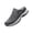 Gray, variant on Women's Orthopedic Backless Walking Mules, Anti Slip Slip On Loafers, Arch Support Outdoor Hiking Daily Casual Walking Shoes Blue