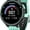 Frost Blue, variant on Garmin forerunner 235 (GPS) 1.23" Black Silicone Case with Black Band