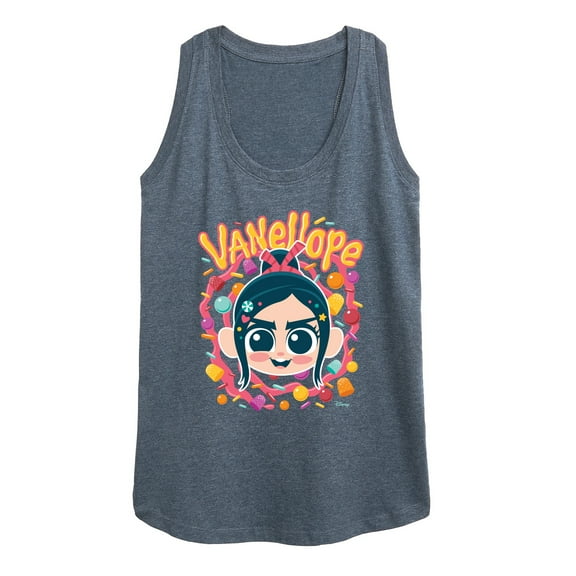 Disney Wreck It Ralph - Vanellope & Candy - Women's Racerback Tank Top