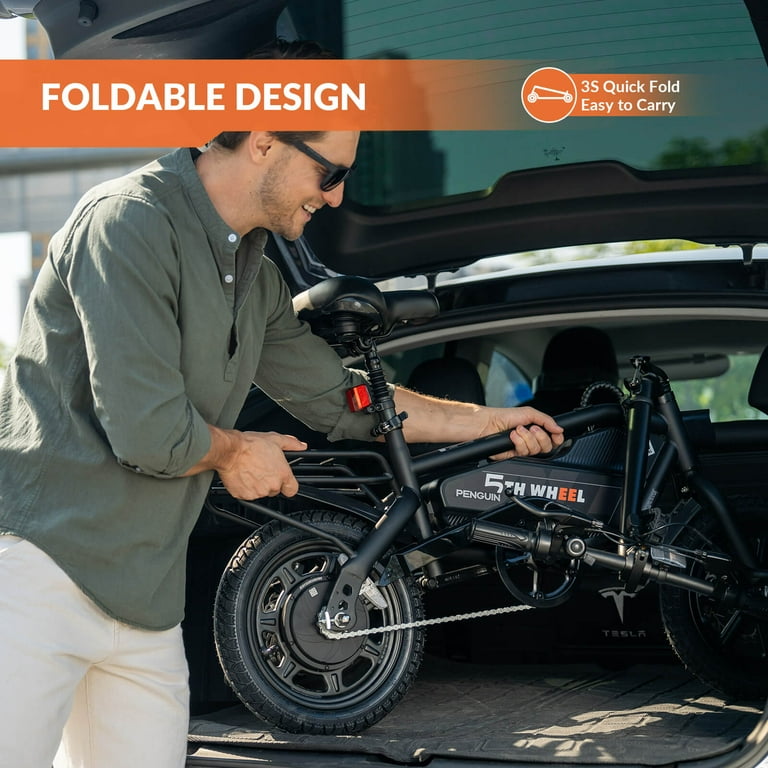 5TH WHEEL Electric Bike for Adults with 700W Peak Motor 14