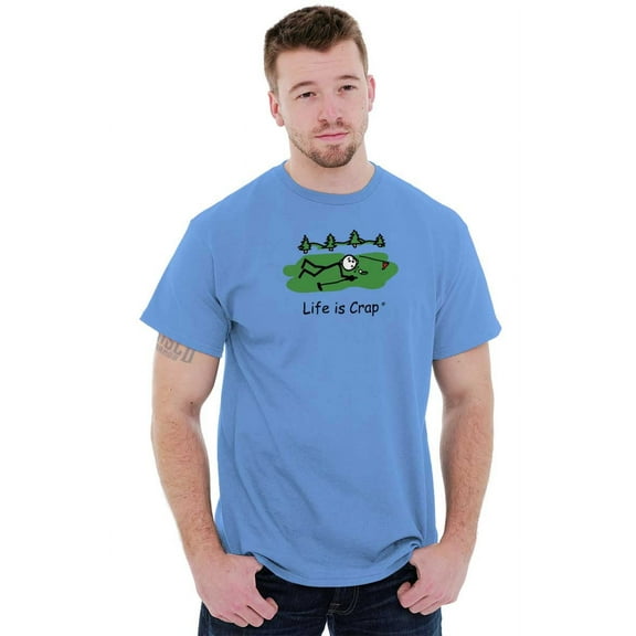 Hole In One Almost Ironic Blow Men's Graphic T Shirt Tees Brisco Brands L