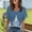 A76 Navy, variant on T-Shirt for Women Geometric Vertical Stripe V Neck Short Sleeve Loose Fit Modern Graphic Casual Fashion Tee Top