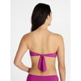 thumbnail image 4 of Time and Tru Women’s Bandeau Bikini Top with Beads, Sizes XS-XL, 4 of 6