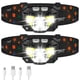 thumbnail image 1 of LHKNL Linterna Frontal, 1200 Lúmenes Ultraligero Brillante LED Recargable con Luz Roja Blanca, Paquete de 2 Lámparas Frontales con Sensor de Movimiento Impermeable, 8 Modos para Acampar Al Aire Libre, 1 of 5