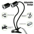 thumbnail image 2 of Mistaha Dual Head Reptile Sunbathing Lamp with UVB Timer for Turtle Lizard, Calcium Supplement & Heat LED Light, 75W UVB Lamp, 2 of 6