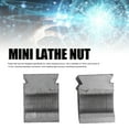thumbnail image 3 of Tuerca de Tornillo de Liderazgo Métrico, Media Tuerca Alta Resistencia 45 Material de Acero 2 piezas para 0618 CJ18 CJ0618A 7X12 7X14 0618-3B mini torno, 3 of 7