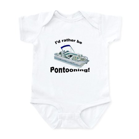 

CafePress - Pontoon Boating Boat Infant Creeper Body Suit - Baby Light Bodysuit Size Newborn - 24 Months