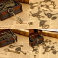 thumbnail image 3 of 69pcs Assorted Antique Vintage Bronze Skeleton Keys Fancy Heart Bow Jewelry, 3 of 12