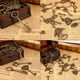 thumbnail image 4 of Juego de llaves, 69 piezas, surtido de llaves antiguas de bronce vintage Llaves vintage creadas con maestría, 4 of 12