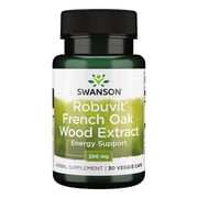Swanson Robuvit French Oak Wood Extract 200 mg 30 Veggie Capsules