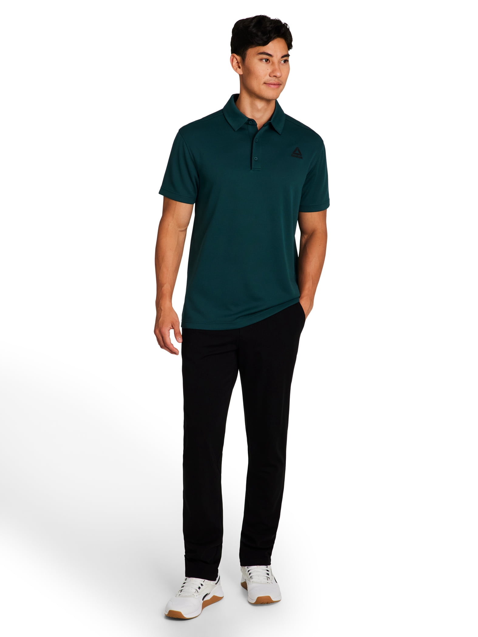 Reebok Men's and Big Men's Performance Polo Shirt, Sizes XS-5XL