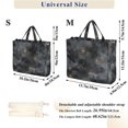 thumbnail image 2 of FORMRS Womens Corduroy Tote Bag Crossbody Shoulder Purse Handbag with Detachable Strap, Gray Sky Pattern, 2 of 7