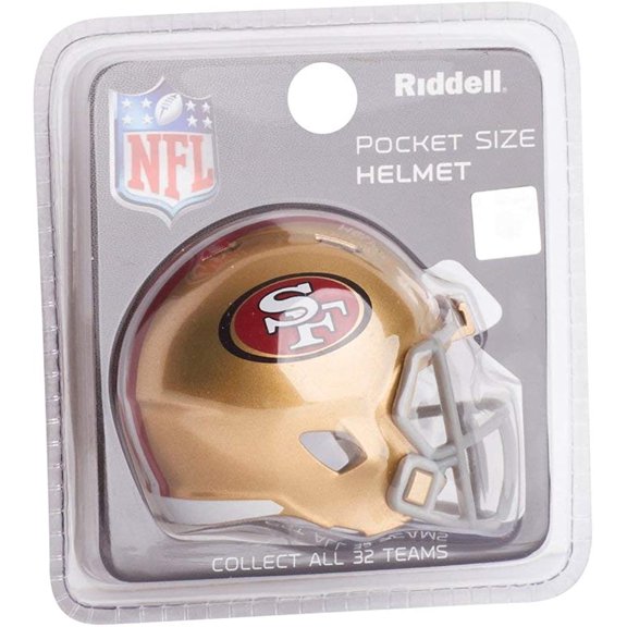 San Francisco 49ers Riddell NFL Speed Pocket Pro Helmet