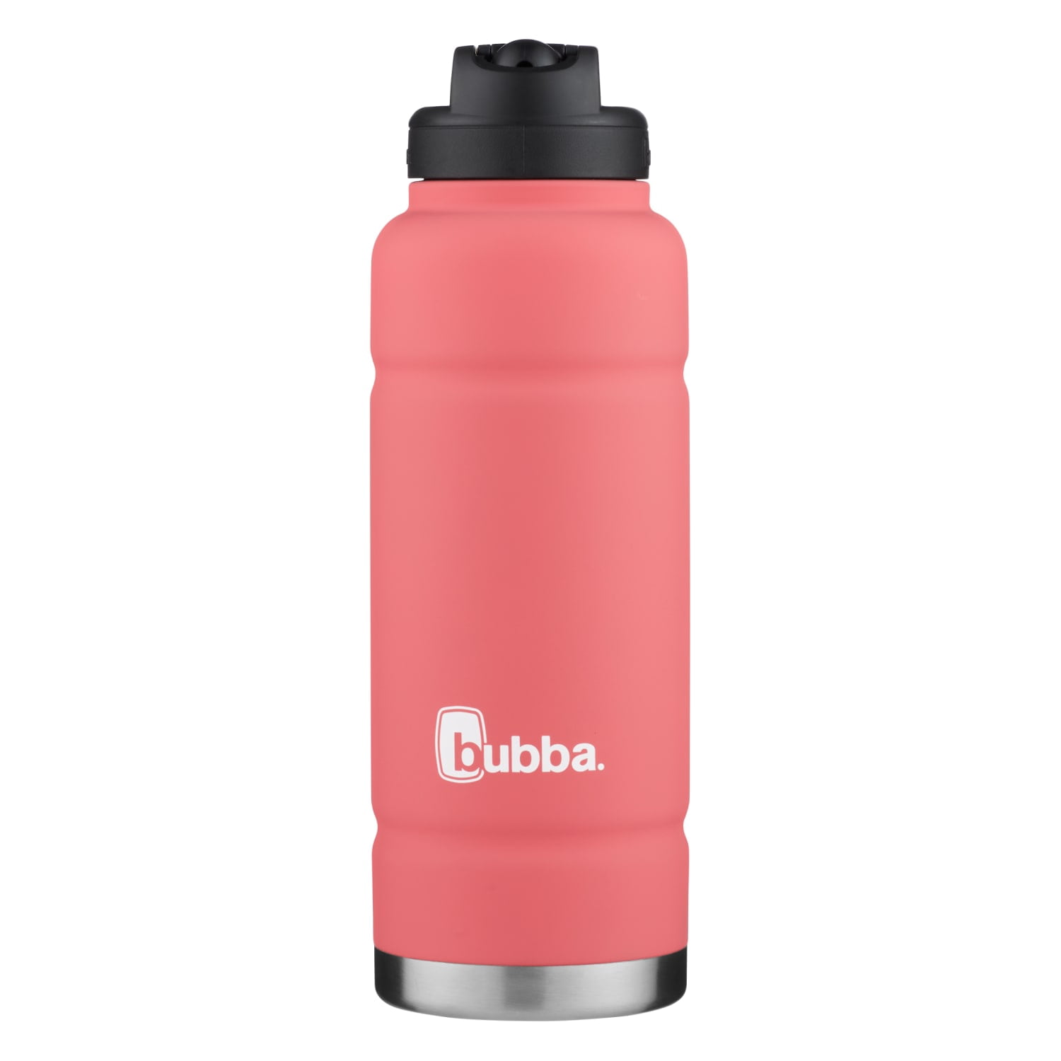 bubba Stainless Steel Trailblazer Water Bottle with Straw, Rubberized Electric Berry, 40oz.