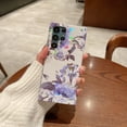 thumbnail image 2 of CASELIX Designed for Samsung Galaxy S22 Ultra Case for Women, girls [8ft Drop Tested] Cute Phone Cover for Galaxy S22 Ultra 5G - (Holographic Marble), 2 of 6